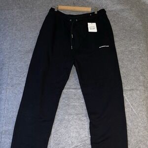 Sandro Paris Mens Black Fleece Jogger Size S New Elastic Waist